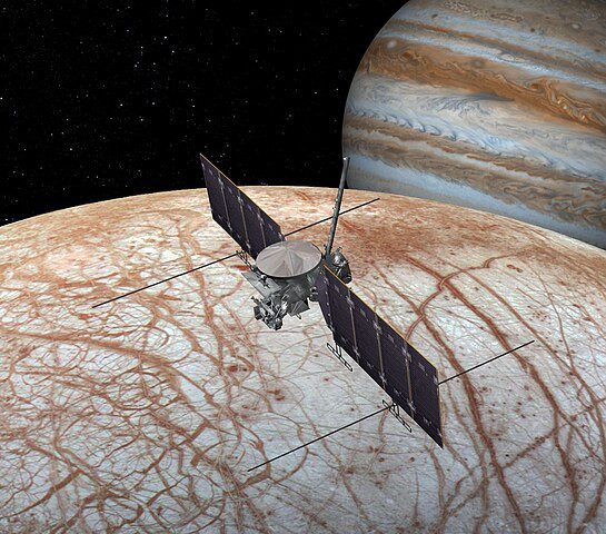 Миссия Europa Clipper иллюстрация